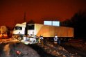 LKW Unfall auf A4 Rich Koeln im Kreuz Ost P03  